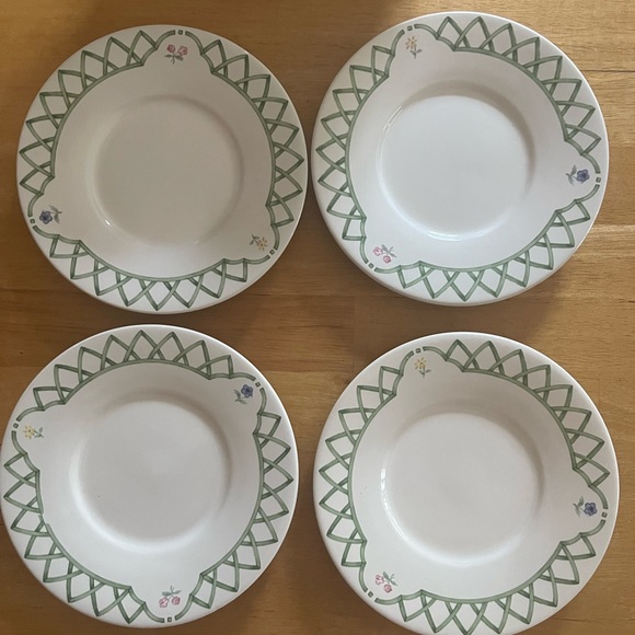 ☕️🌹 Vintage Pfaltzgraff Garden Trellis Cups And Saucers Set ☕️🌹 - Picture 12 of 12